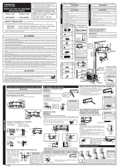 Hitachi Air Conditioner Manual Download Koshertree 